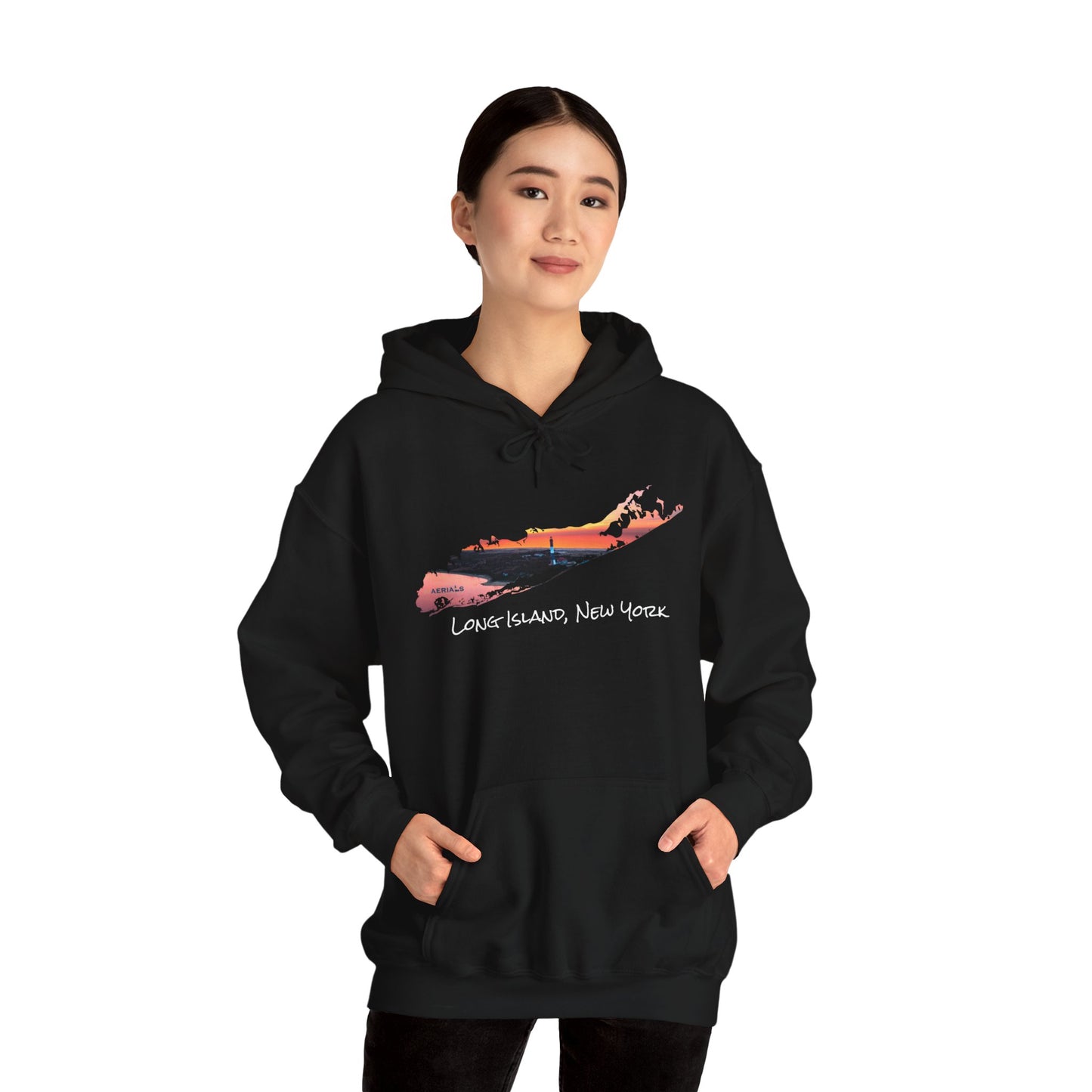 Unisex Hooded Sweatshirt - Fire Island Lighthouse