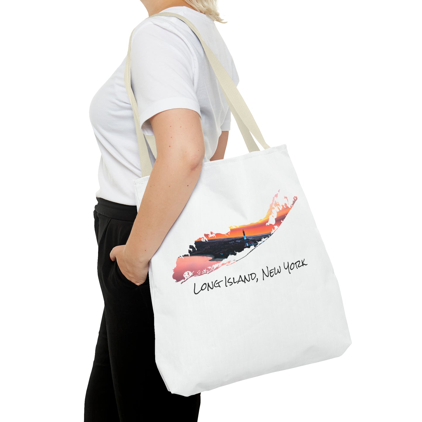 Tote Bag (3 Sizes) - Fire Island Lighthouse