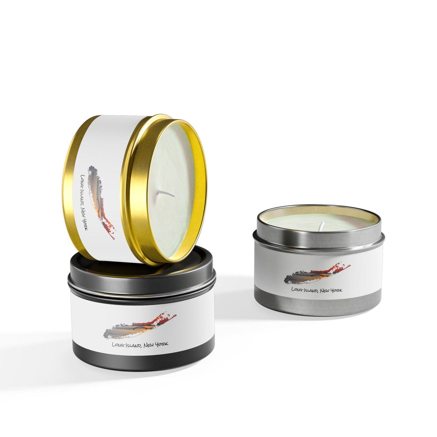 Tin Candle (2 sizes) - Great South Bay Bridge
