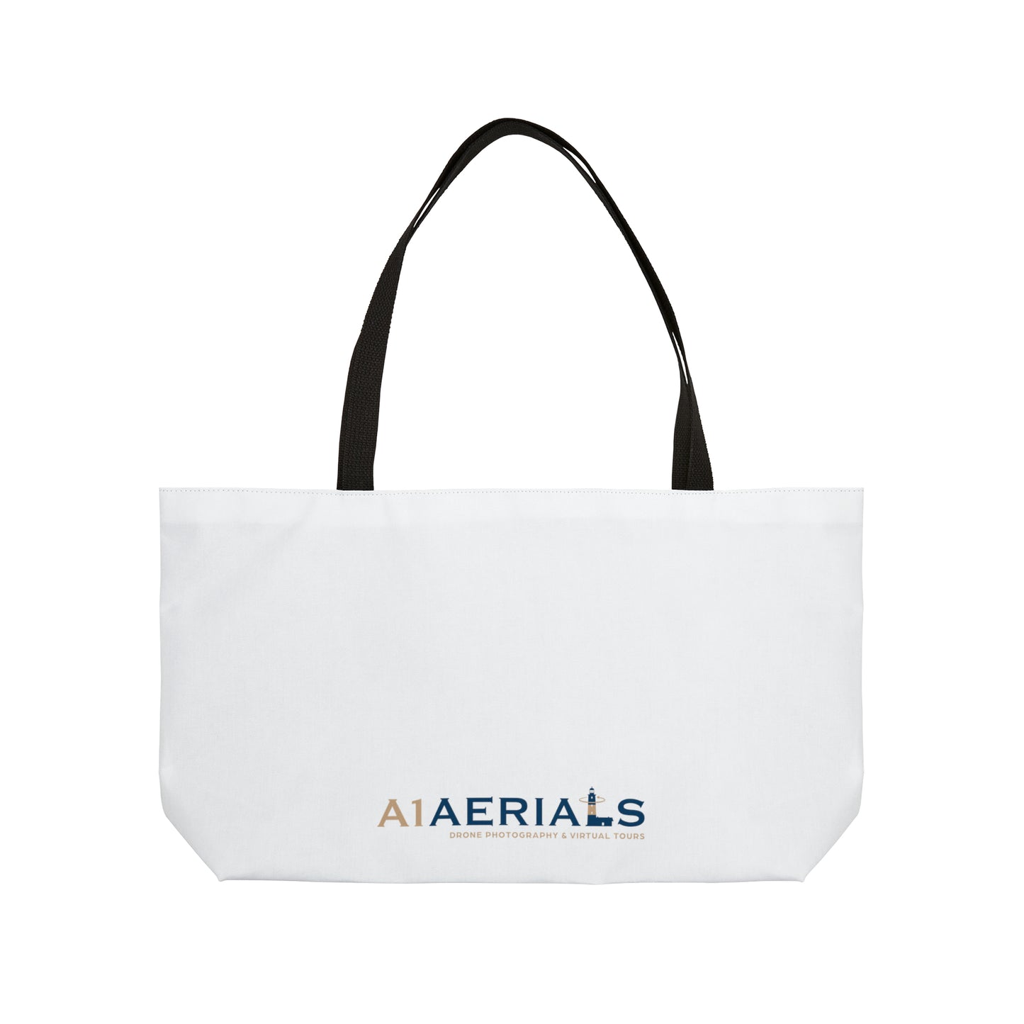Weekender Tote Bag White - Fire Island Lighthouse