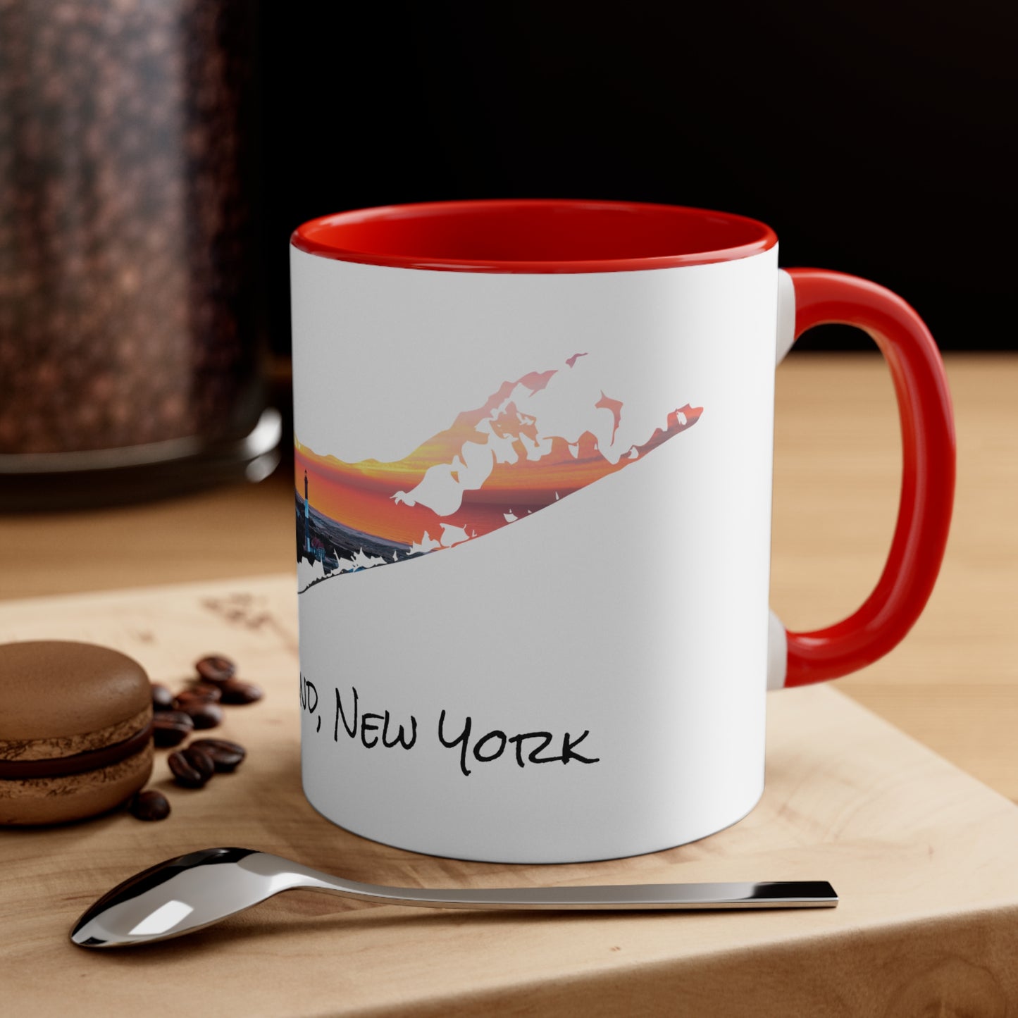 Accent Coffee Mug, 11oz - Fire Island Lighthouse