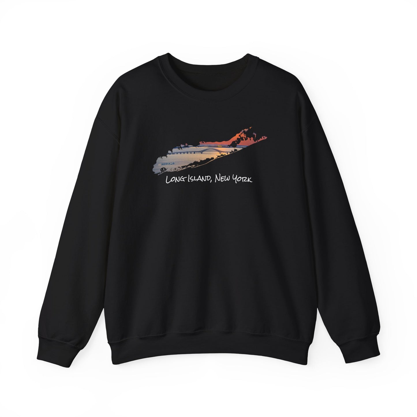 Unisex Heavy Blend™ Crewneck Sweatshirt - Great South Bay Bridge