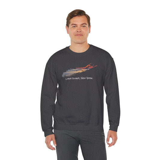 Unisex Heavy Blend™ Crewneck Sweatshirt - Great South Bay Bridge