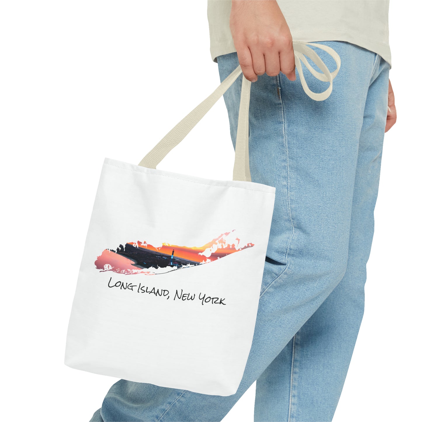 Tote Bag (3 Sizes) - Fire Island Lighthouse