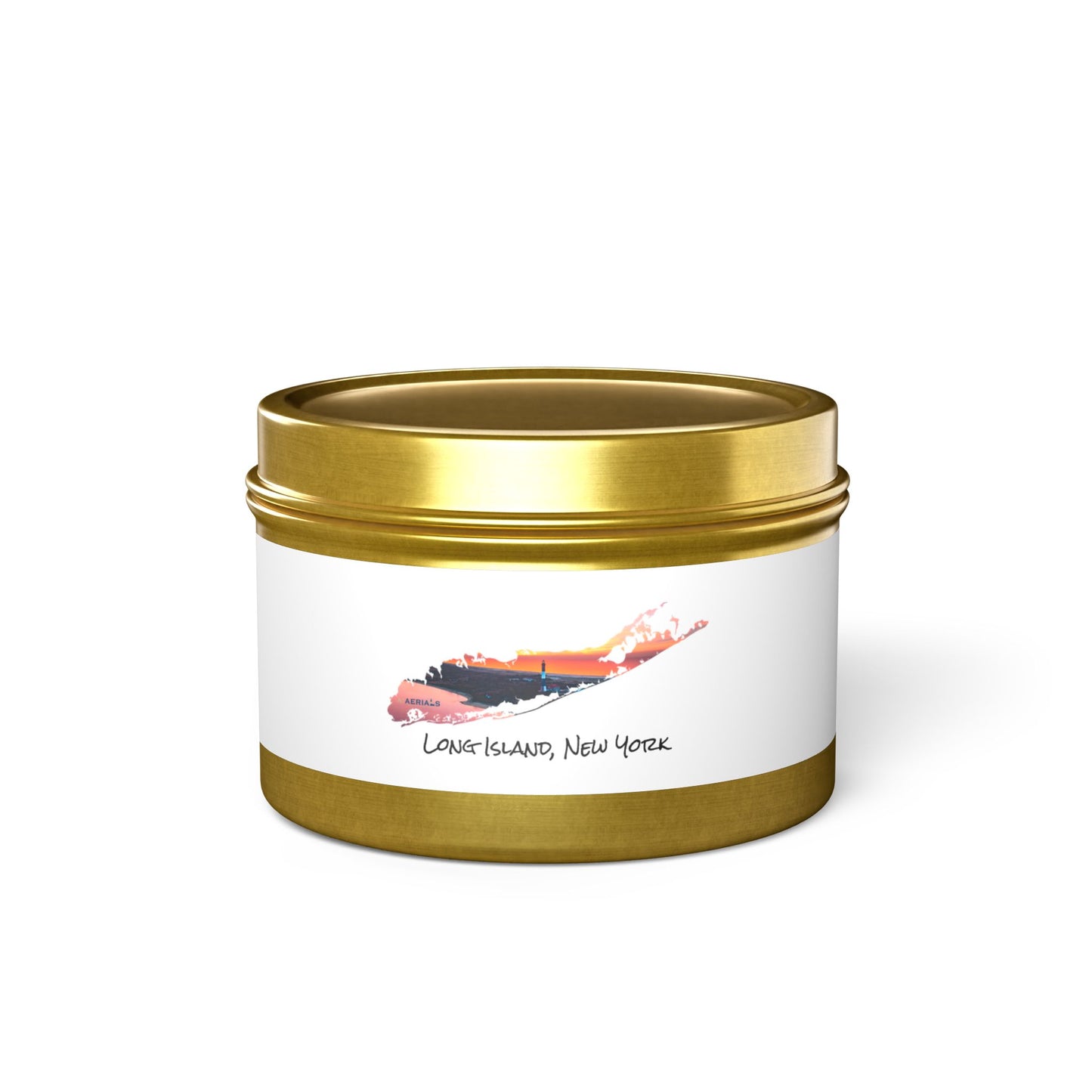 Tin Candle (2 sizes) - Fire Island Lighthouse