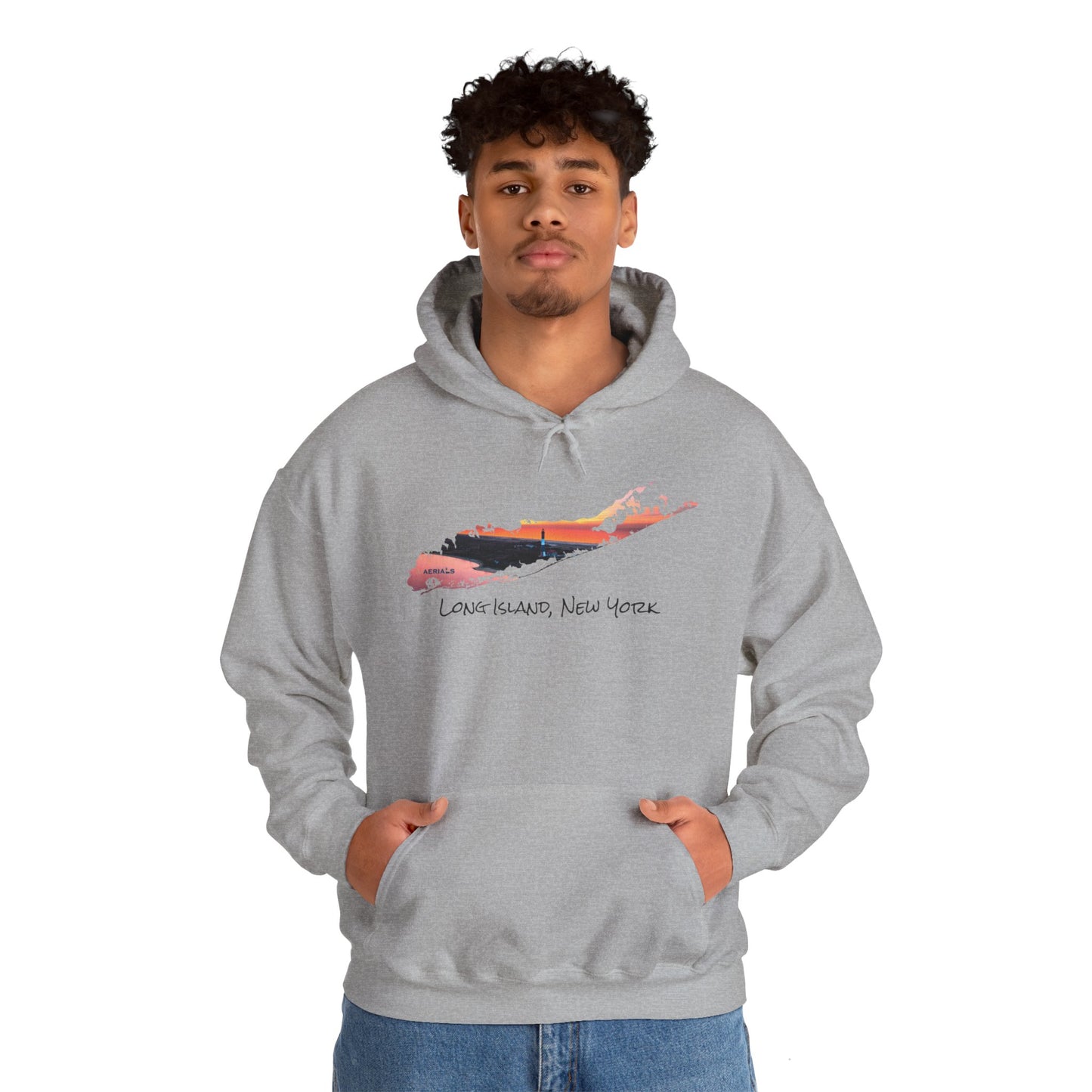 Unisex Hooded Sweatshirt - Fire Island Lighthouse