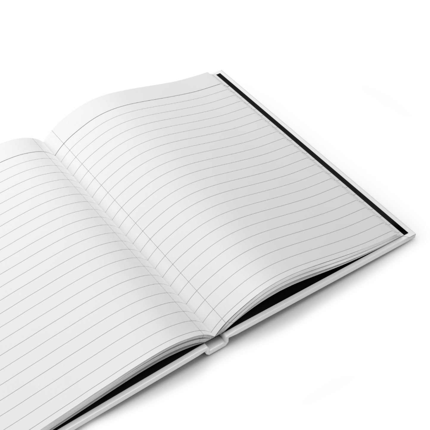 Hardcover Journal Matte White - Great South Bay Bridge