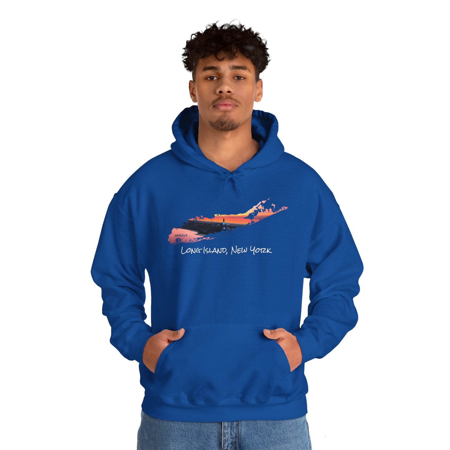 Unisex Hooded Sweatshirt - Fire Island Lighthouse