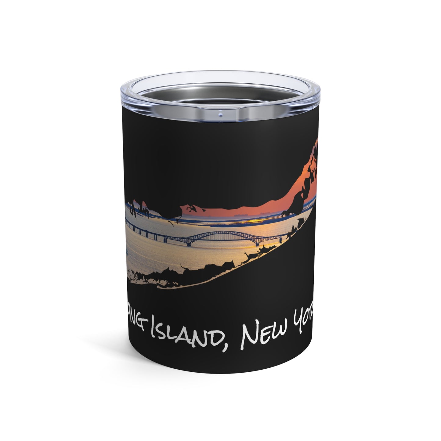 Tumbler 10oz Black - Great South Bay Bridge