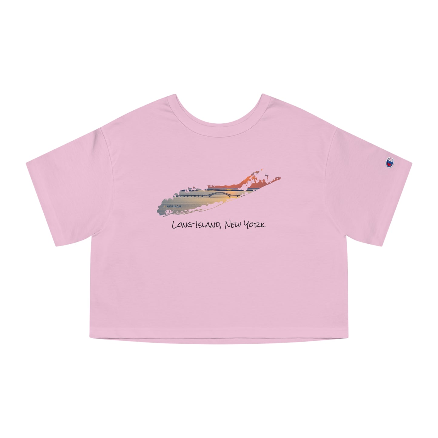 Champion Women's Heritage Cropped T-Shirt - Great South Bay Bridge