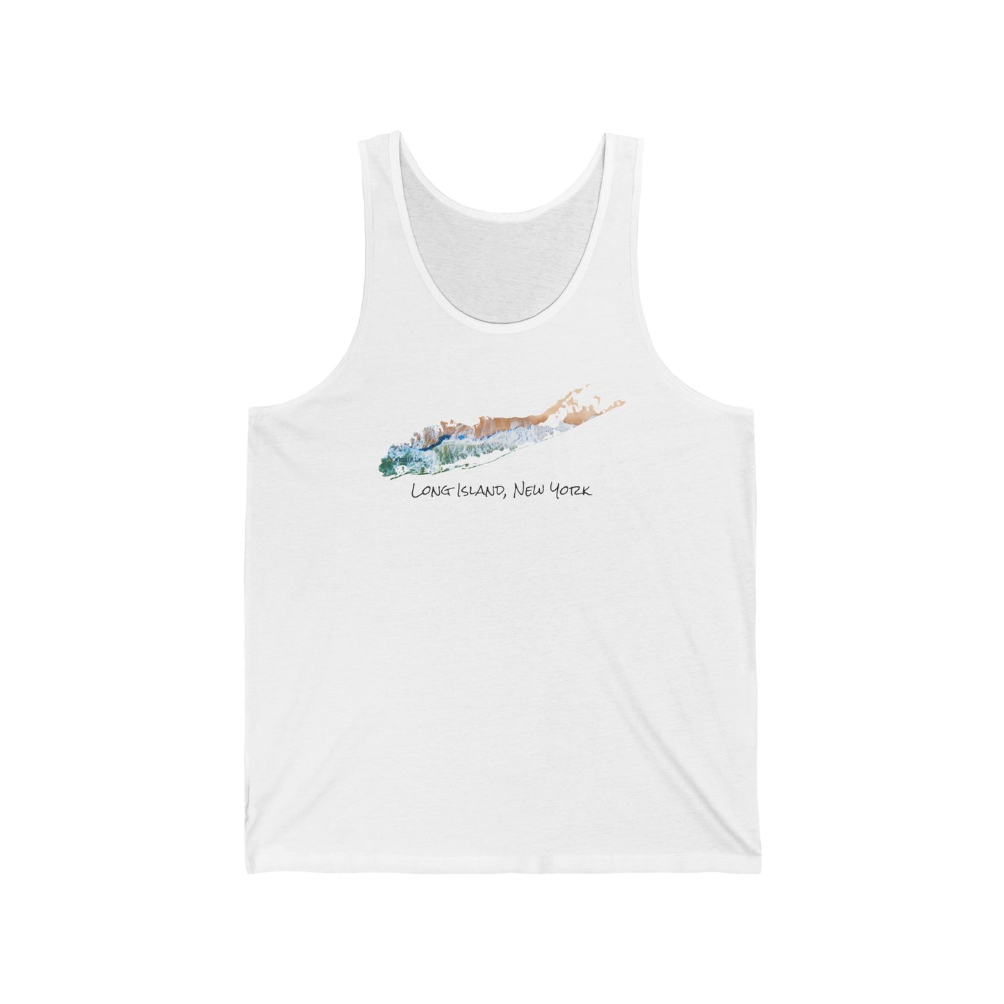 Unisex Jersey Tank - Sand & Sea