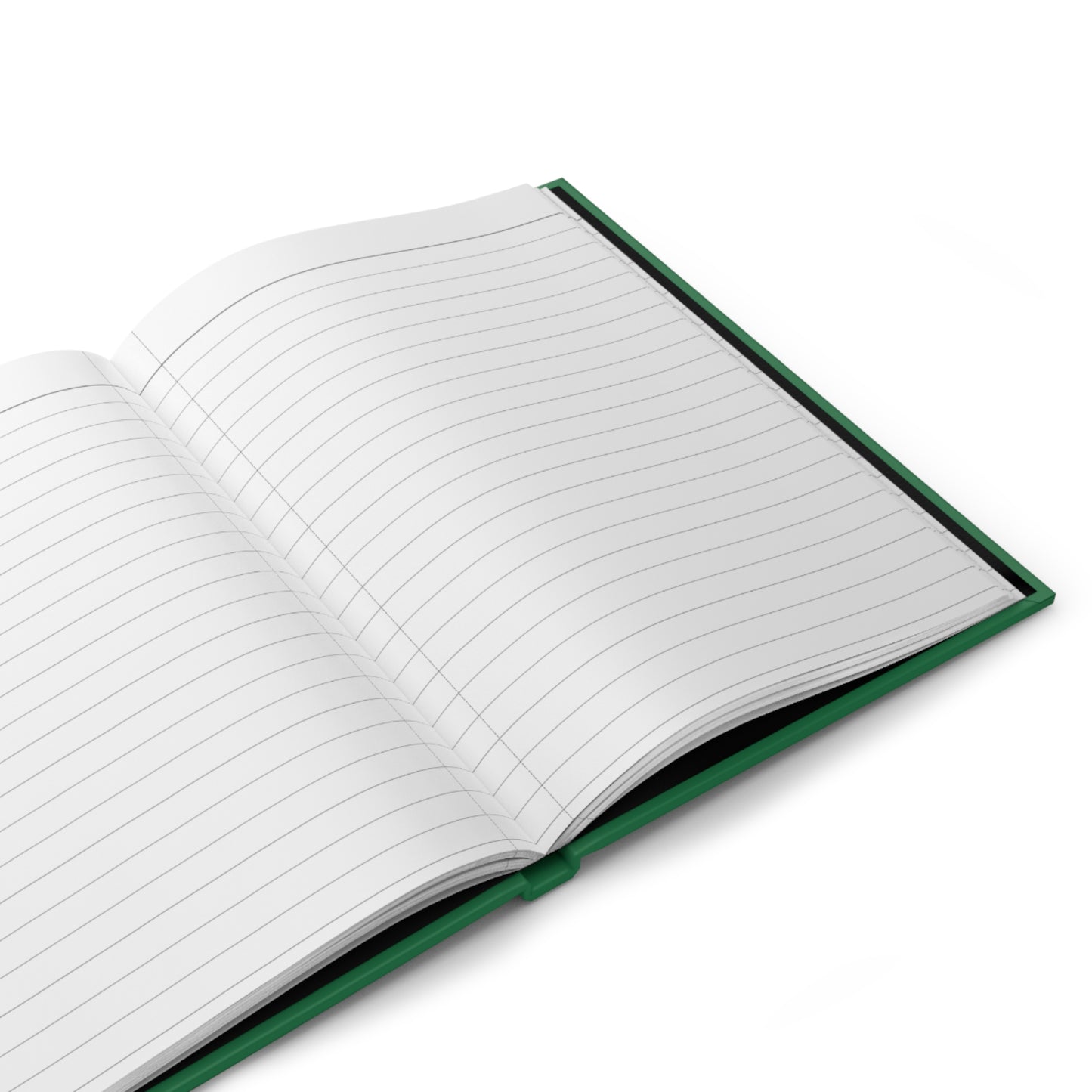 Hardcover Journal Matte Green - Great South Bay Bridge