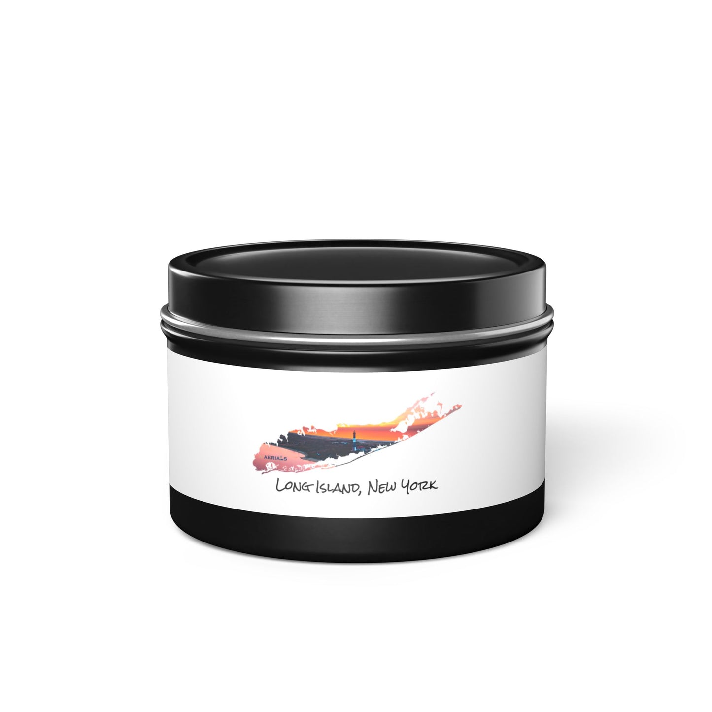 Tin Candle (2 sizes) - Fire Island Lighthouse