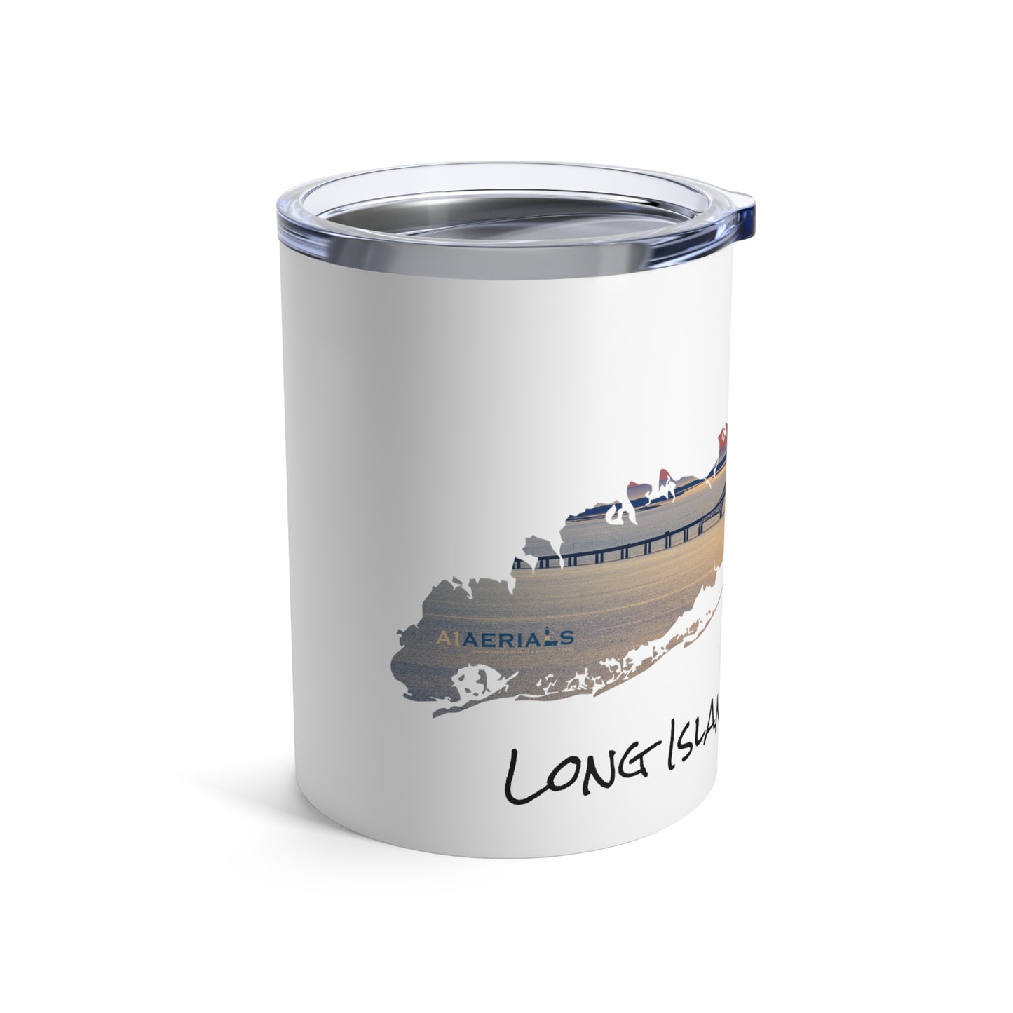 Tumbler 10oz White - Great South Bay Bridge