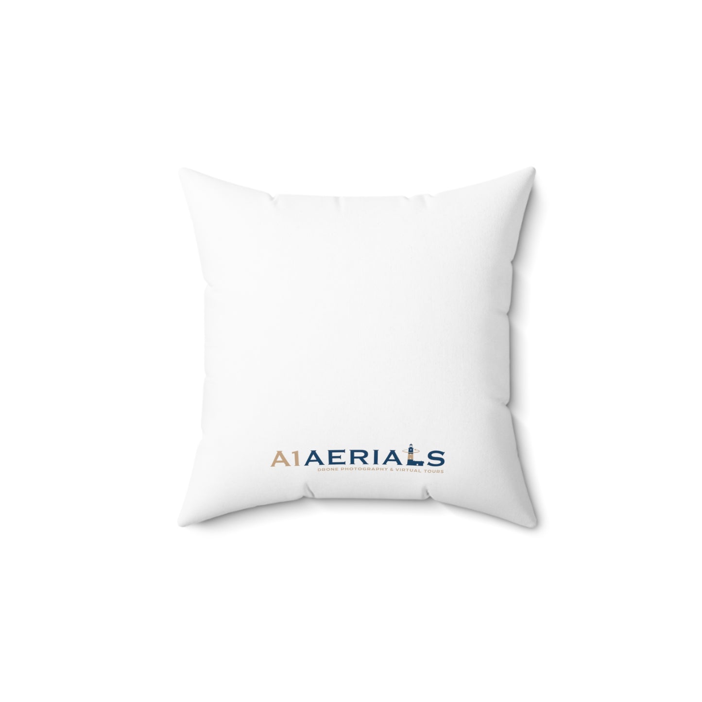 Square Pillow White - Great South Bay Bridge