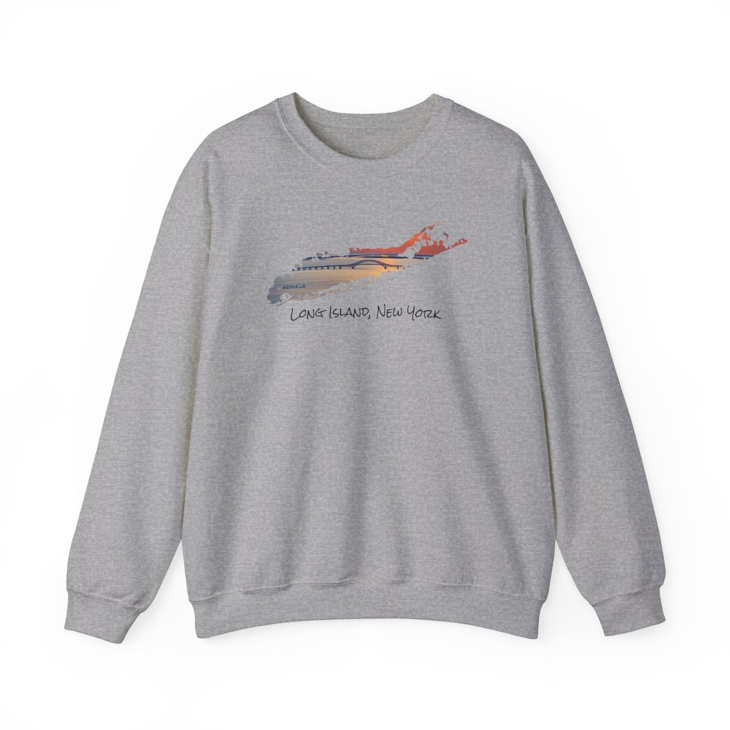 Unisex Heavy Blend™ Crewneck Sweatshirt - Great South Bay Bridge
