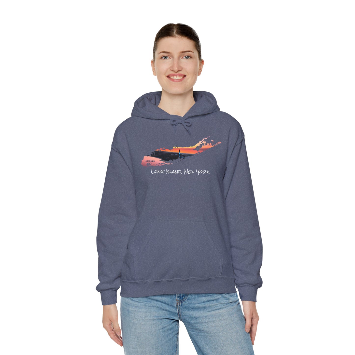 Unisex Hooded Sweatshirt - Fire Island Lighthouse