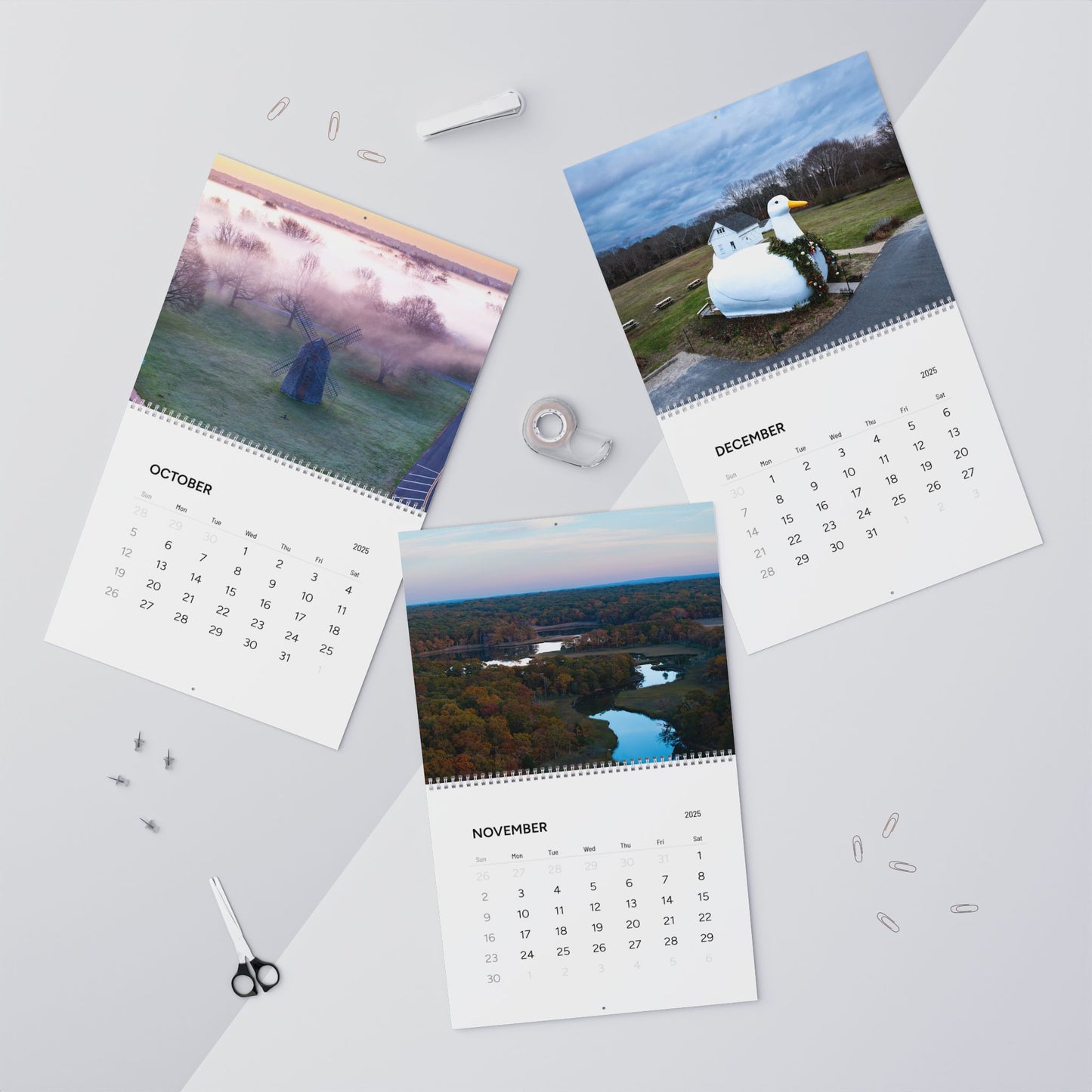 Long Island From Above - Wall Calendar 2025