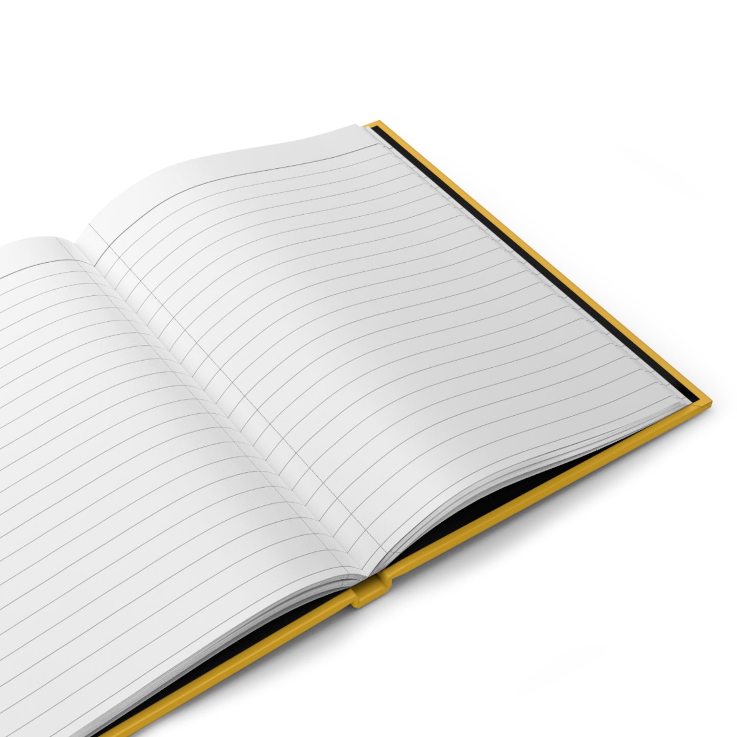 Hardcover Journal Matte Yellow - Great South Bay Bridge