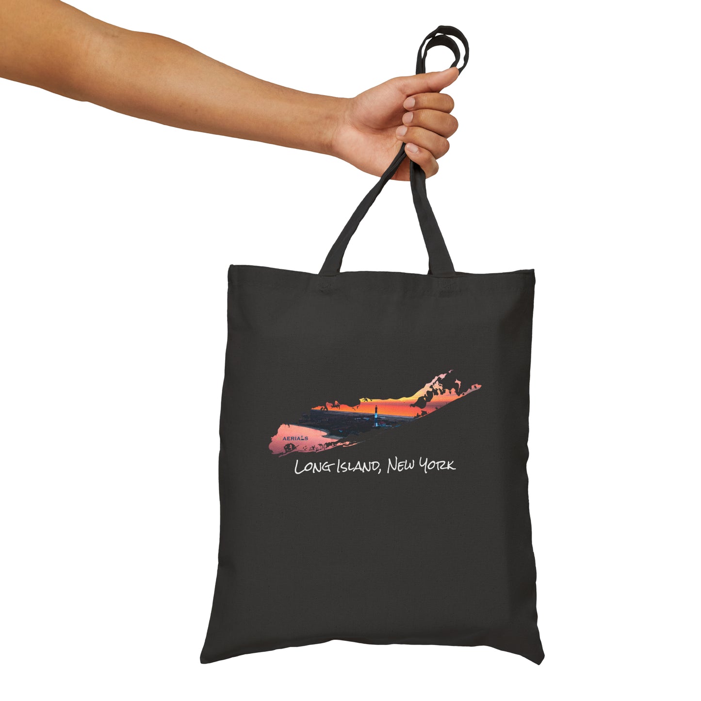 Cotton Canvas Tote Bag - Fire Island Lighthouse