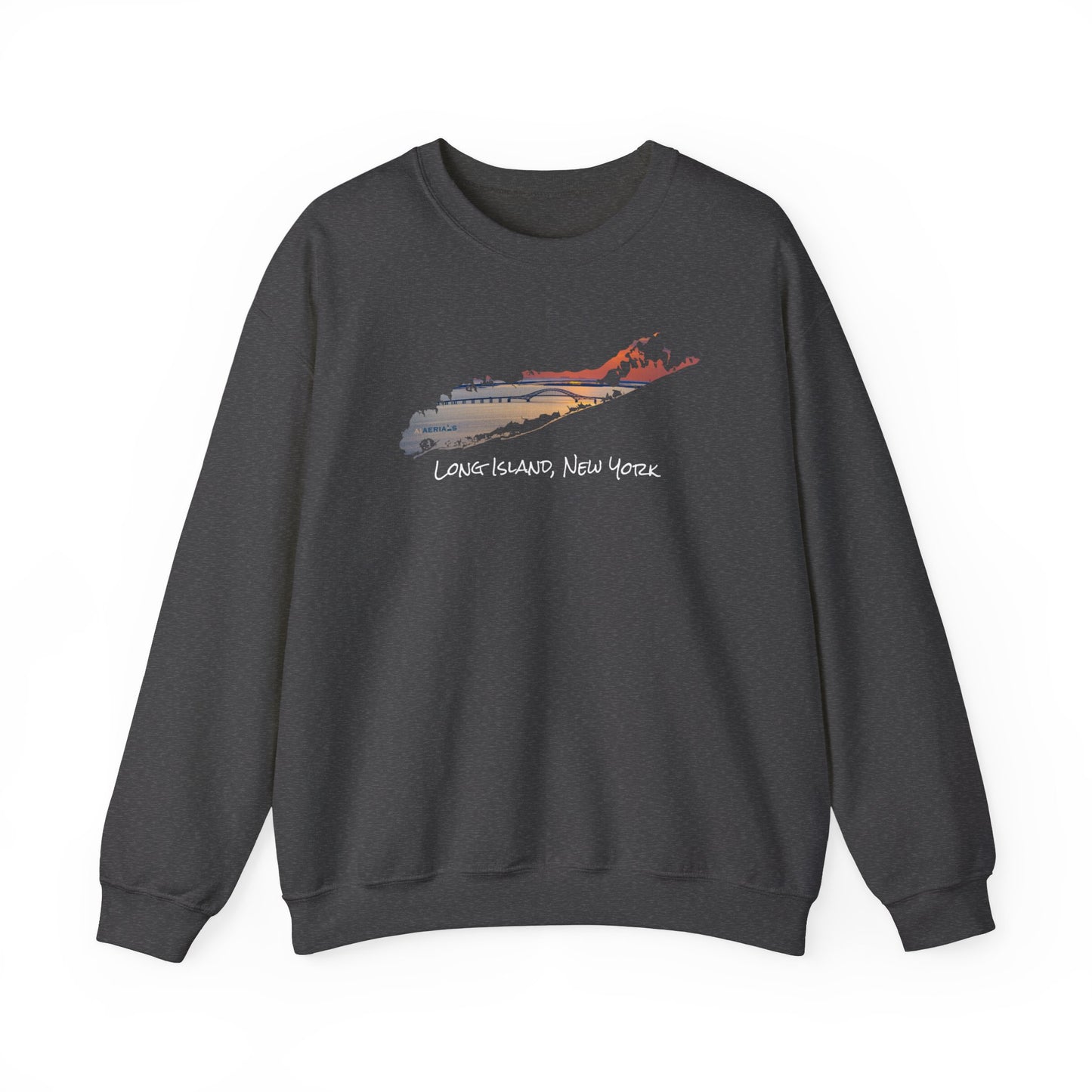 Unisex Heavy Blend™ Crewneck Sweatshirt - Great South Bay Bridge
