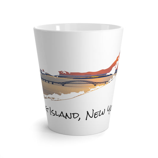Latte Mug 12oz - Great South Bay Bridge