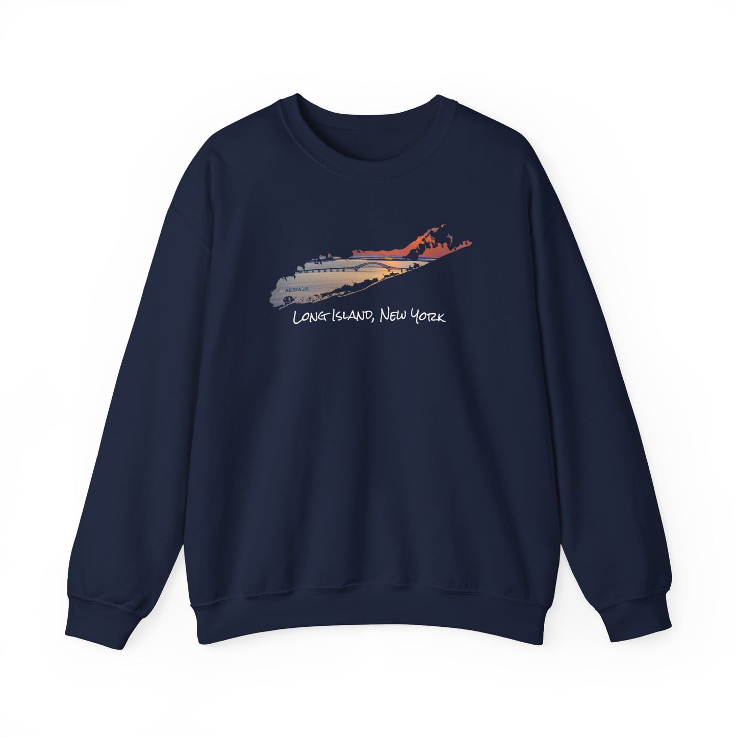 Unisex Heavy Blend™ Crewneck Sweatshirt - Great South Bay Bridge