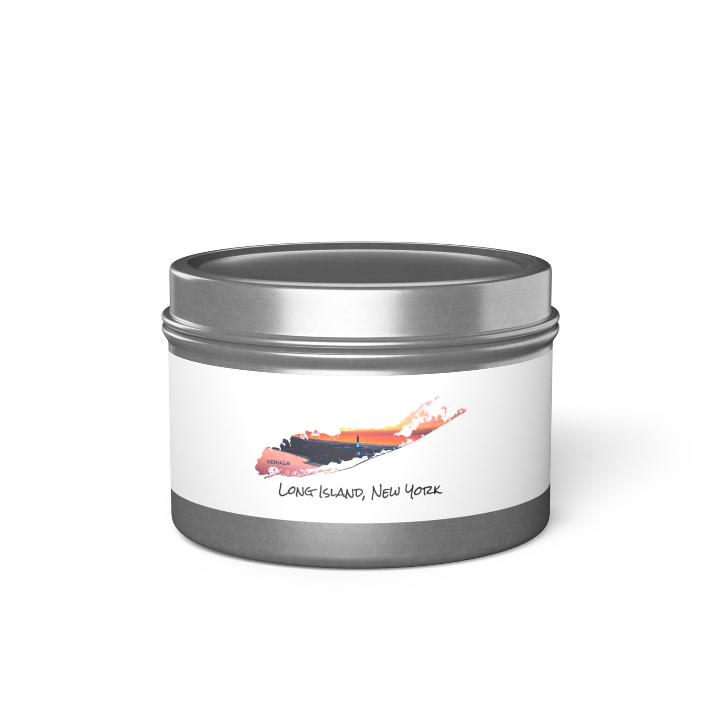 Tin Candle (2 sizes) - Fire Island Lighthouse