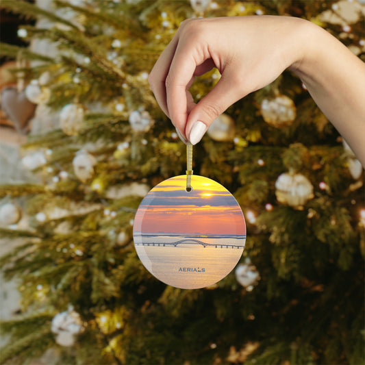 Glass Ornament - Great South Bay Bridge