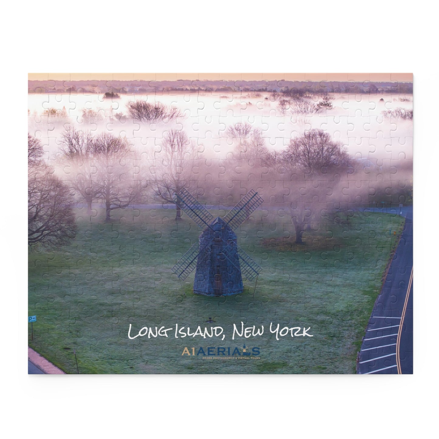 Puzzle in Box (252-Piece) - Hamptons Windmill