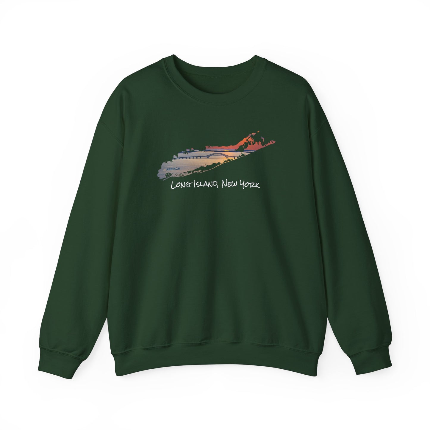 Unisex Heavy Blend™ Crewneck Sweatshirt - Great South Bay Bridge