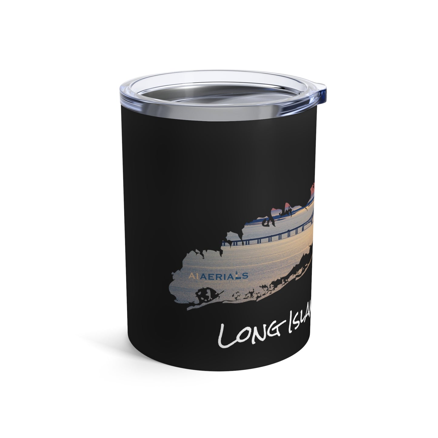 Tumbler 10oz Black - Great South Bay Bridge