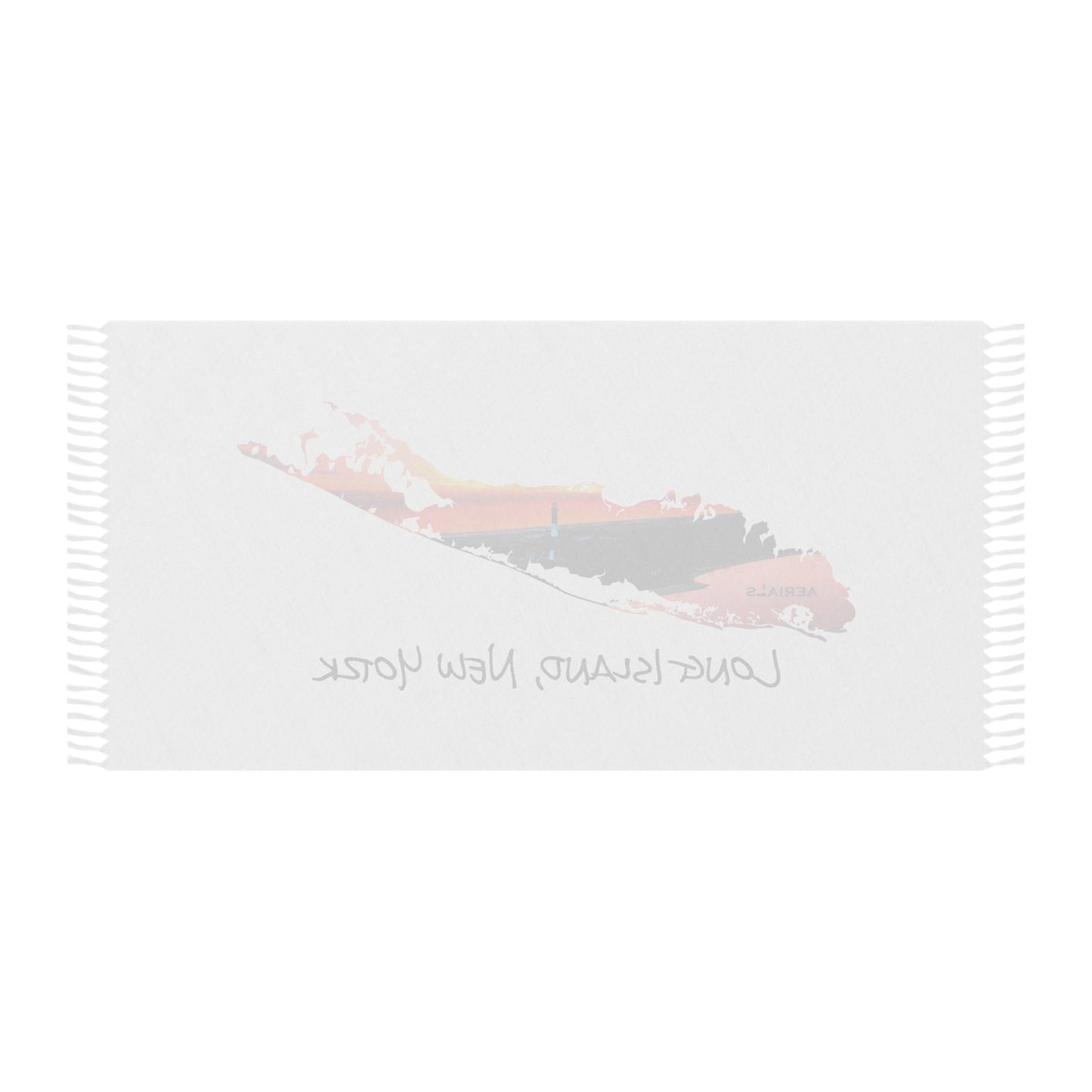 Boho Beach Cloth White - Fire Island Lighthouse