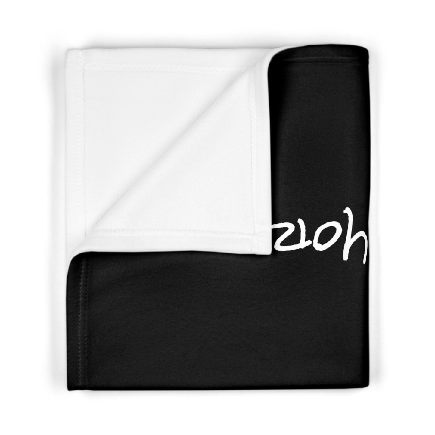 Soft Fleece Baby Blanket Black - Fire Island Lighthouse