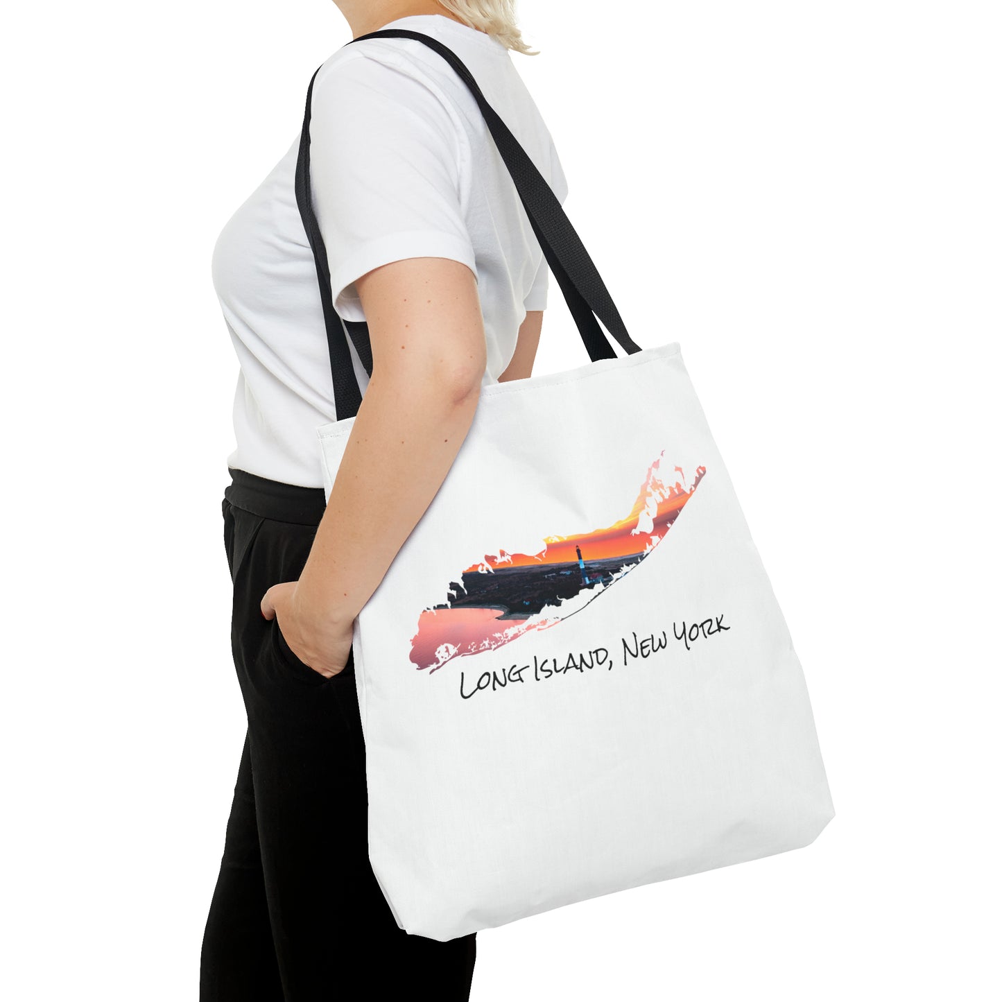 Tote Bag (3 Sizes) - Fire Island Lighthouse