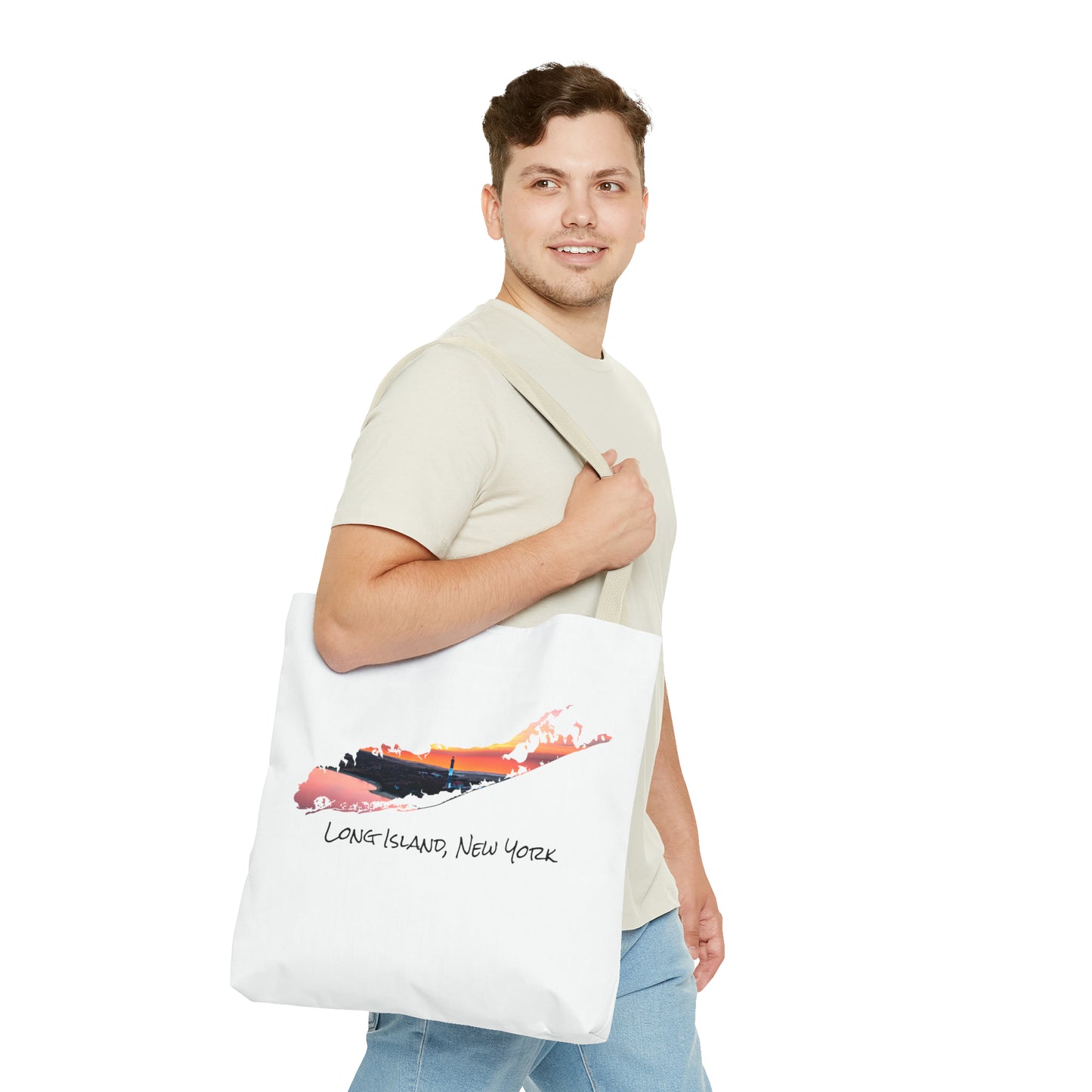 Tote Bag (3 Sizes) - Fire Island Lighthouse