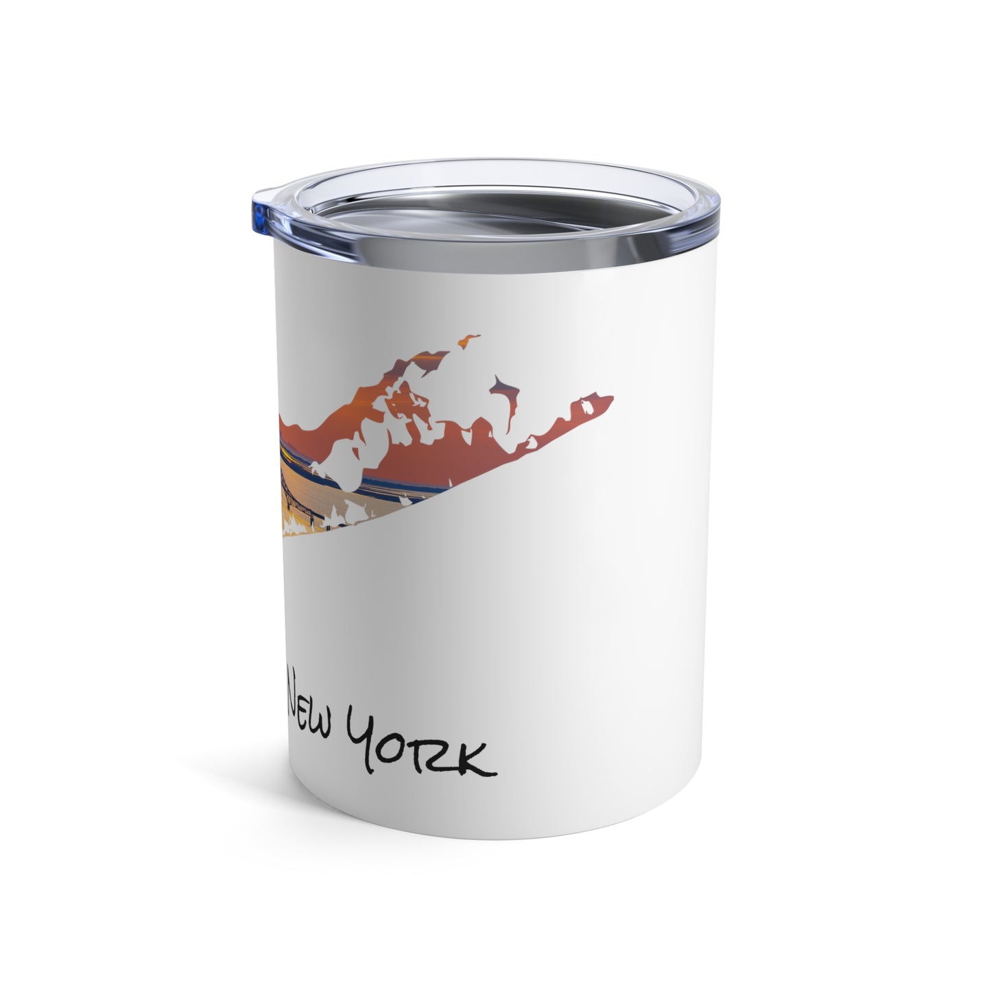 Tumbler 10oz White - Great South Bay Bridge