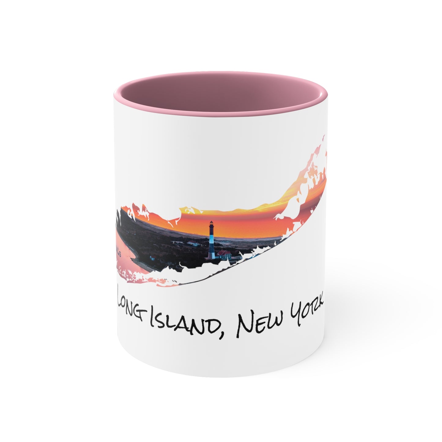 Accent Coffee Mug, 11oz - Fire Island Lighthouse