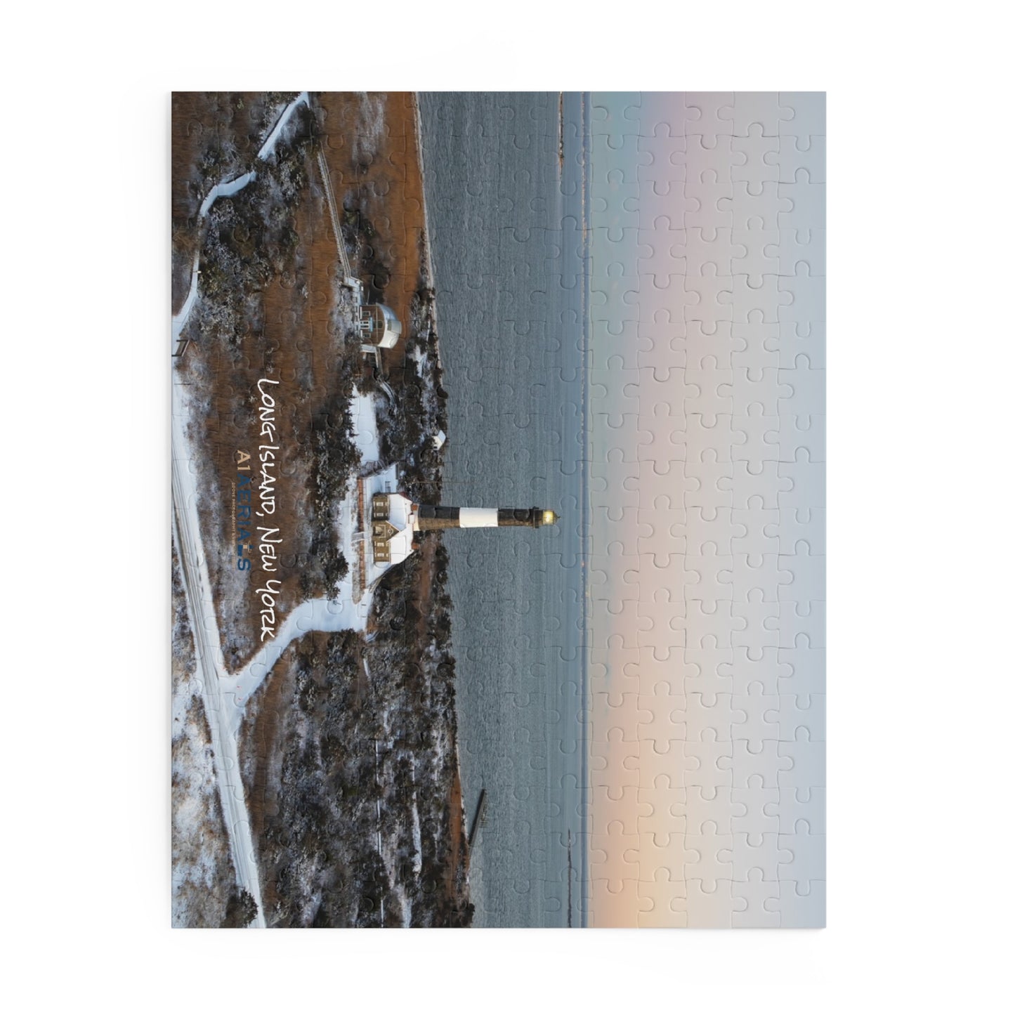 Puzzle in Box (252-Piece) - Winter at Fire Island
