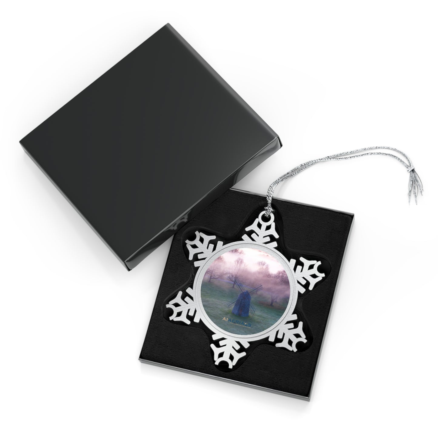 Pewter Snowflake Ornament - Hamptons Windmill
