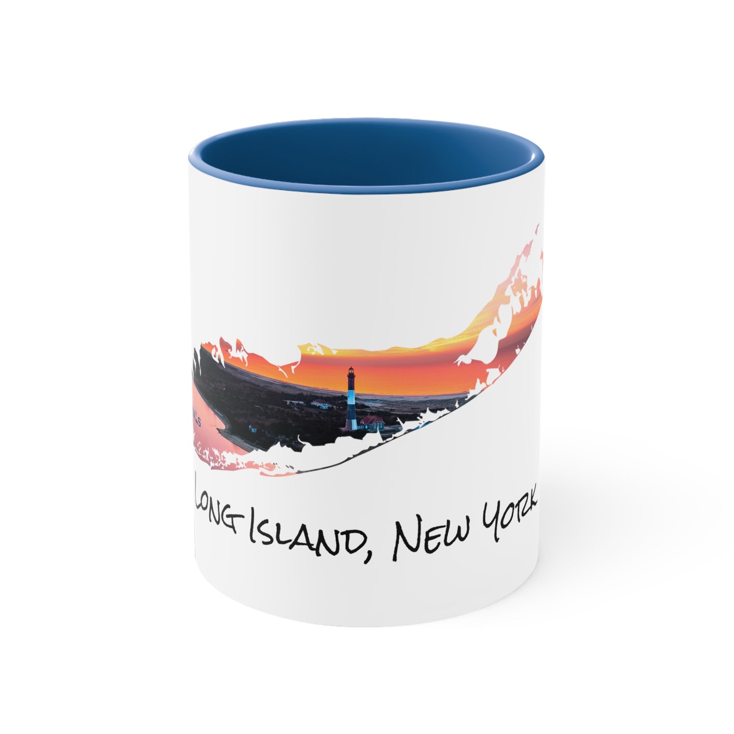 Accent Coffee Mug, 11oz - Fire Island Lighthouse