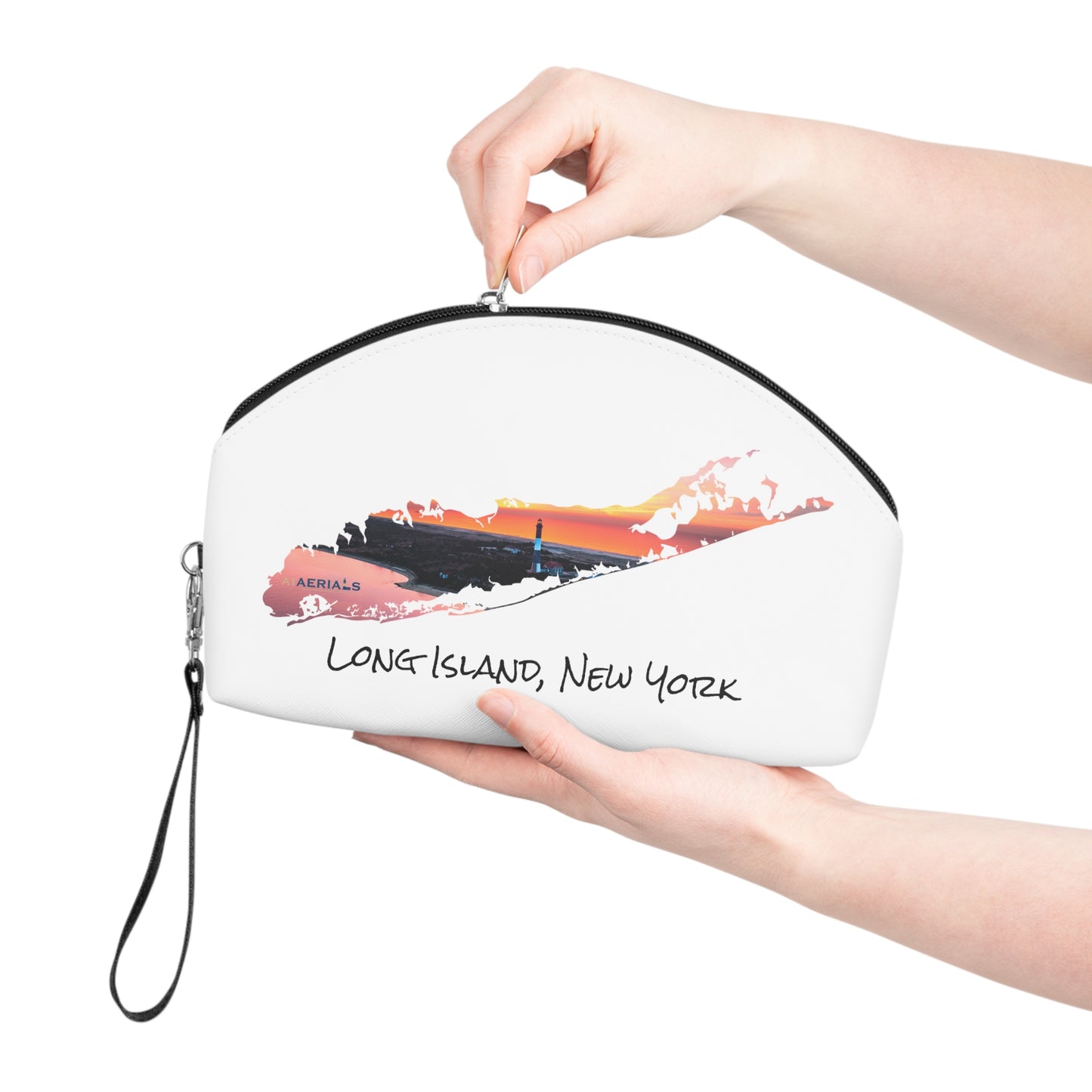 Makeup Bag White - Fire Island Lighthouse