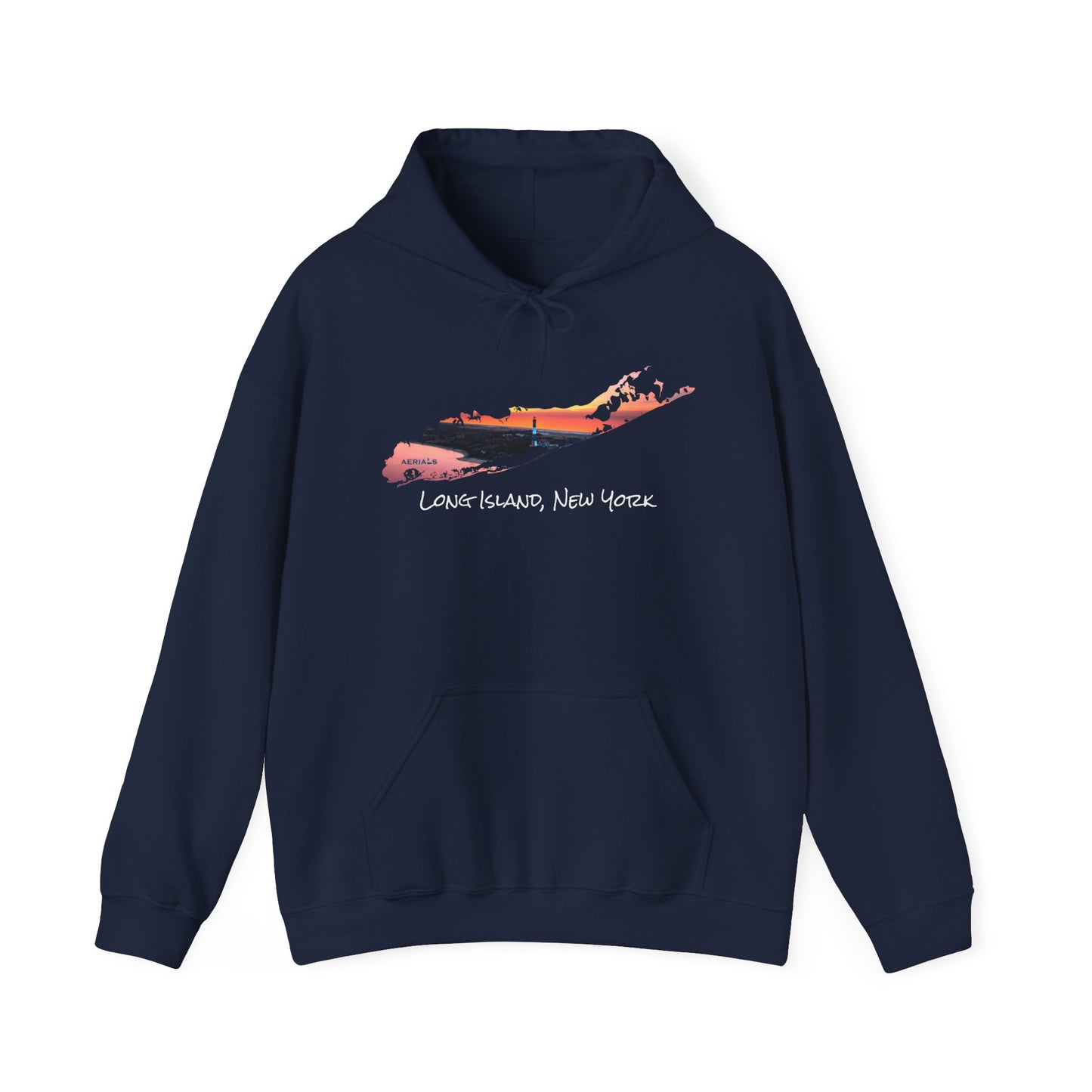 Unisex Hooded Sweatshirt - Fire Island Lighthouse