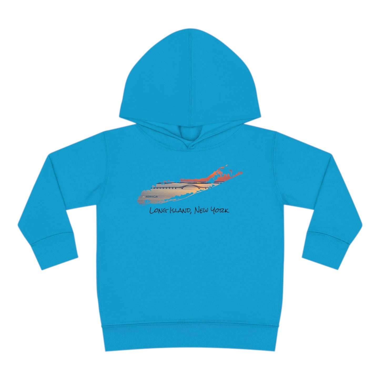 Toddler Pullover Fleece Hoodie - Great South Bay Bridge