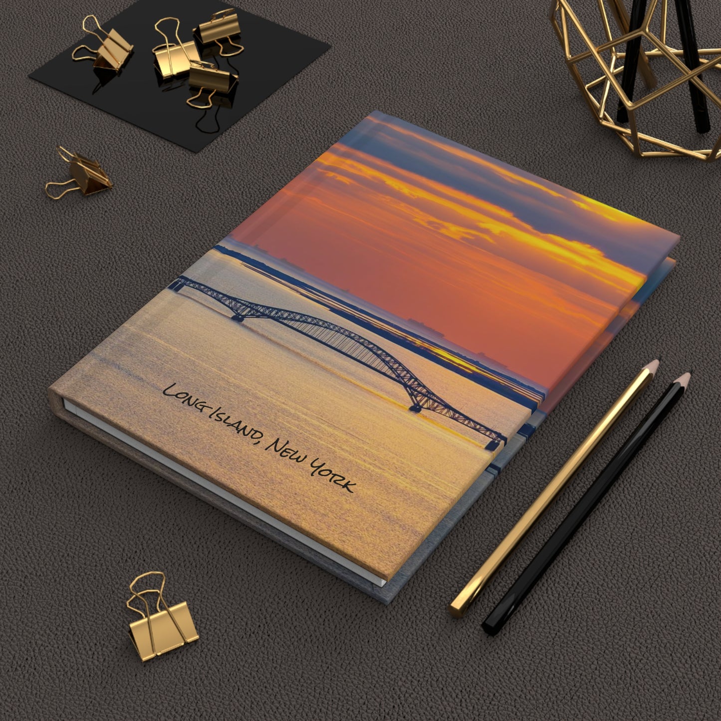 Hardcover Journal - Great South Bay Bridge