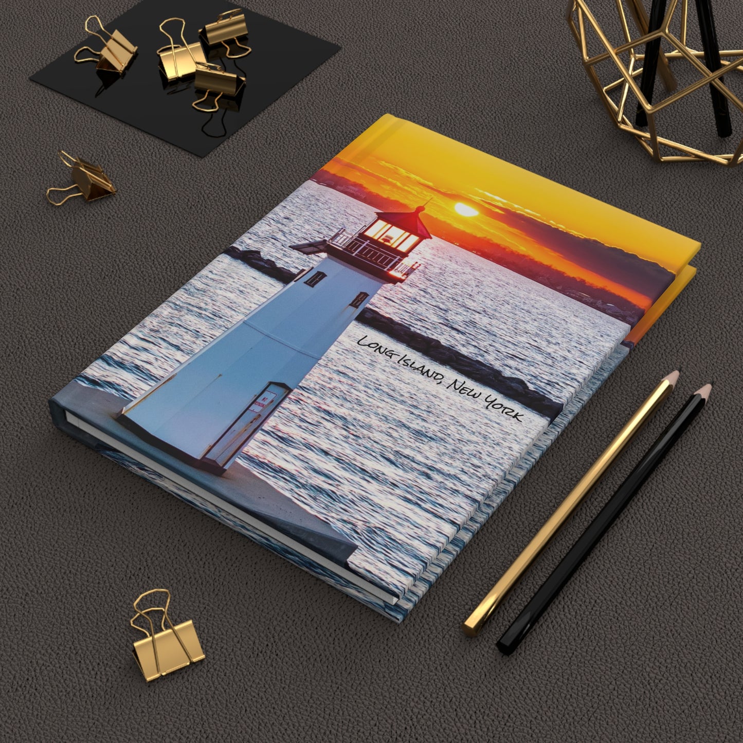 Hardcover Journal - Patchogue Lighthouse