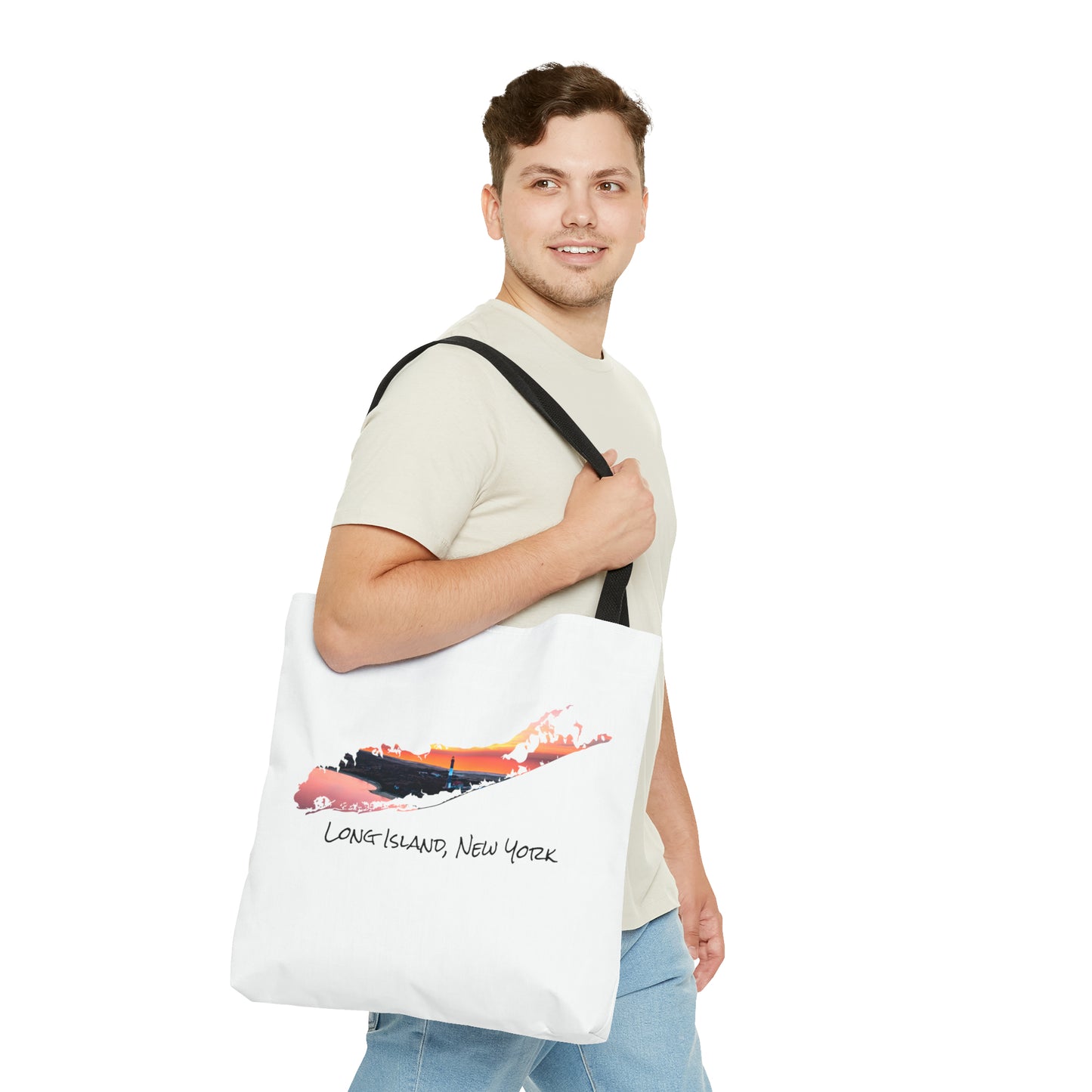 Tote Bag (3 Sizes) - Fire Island Lighthouse