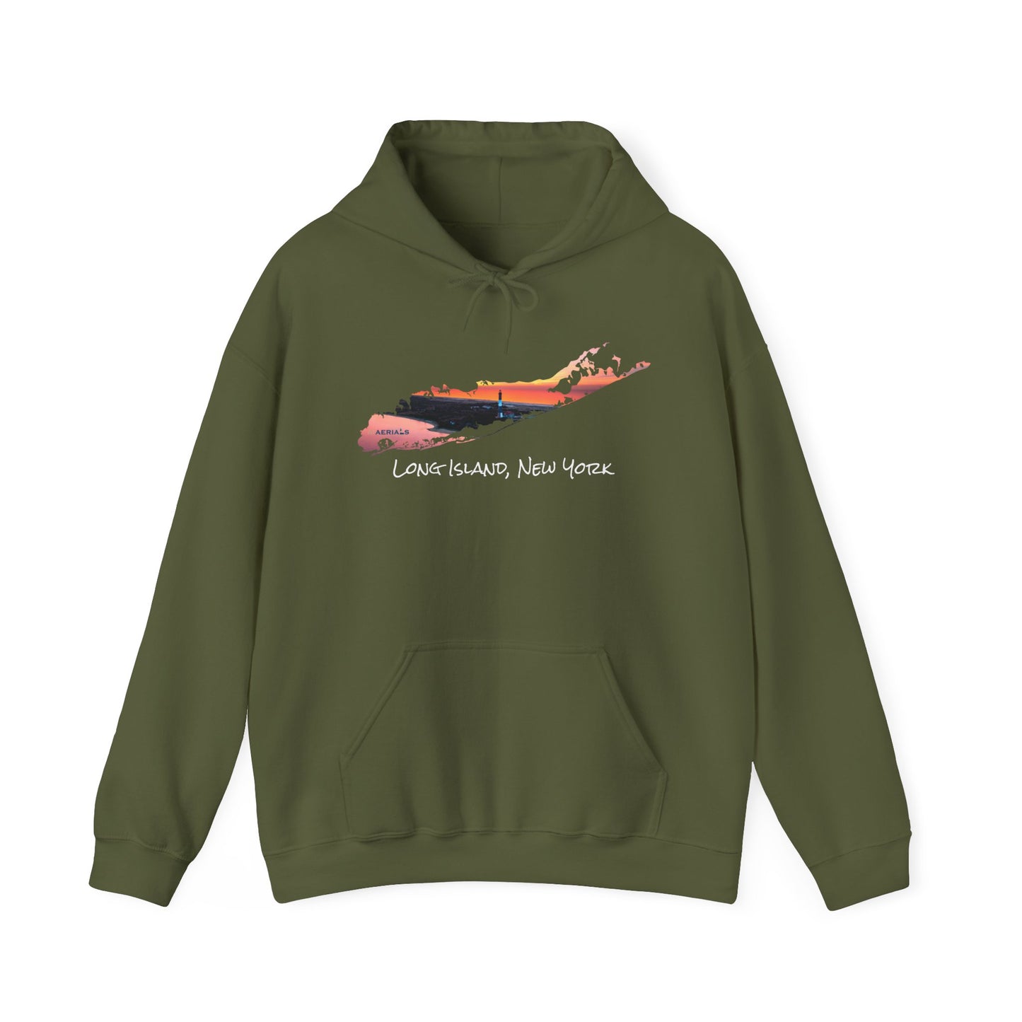 Unisex Hooded Sweatshirt - Fire Island Lighthouse