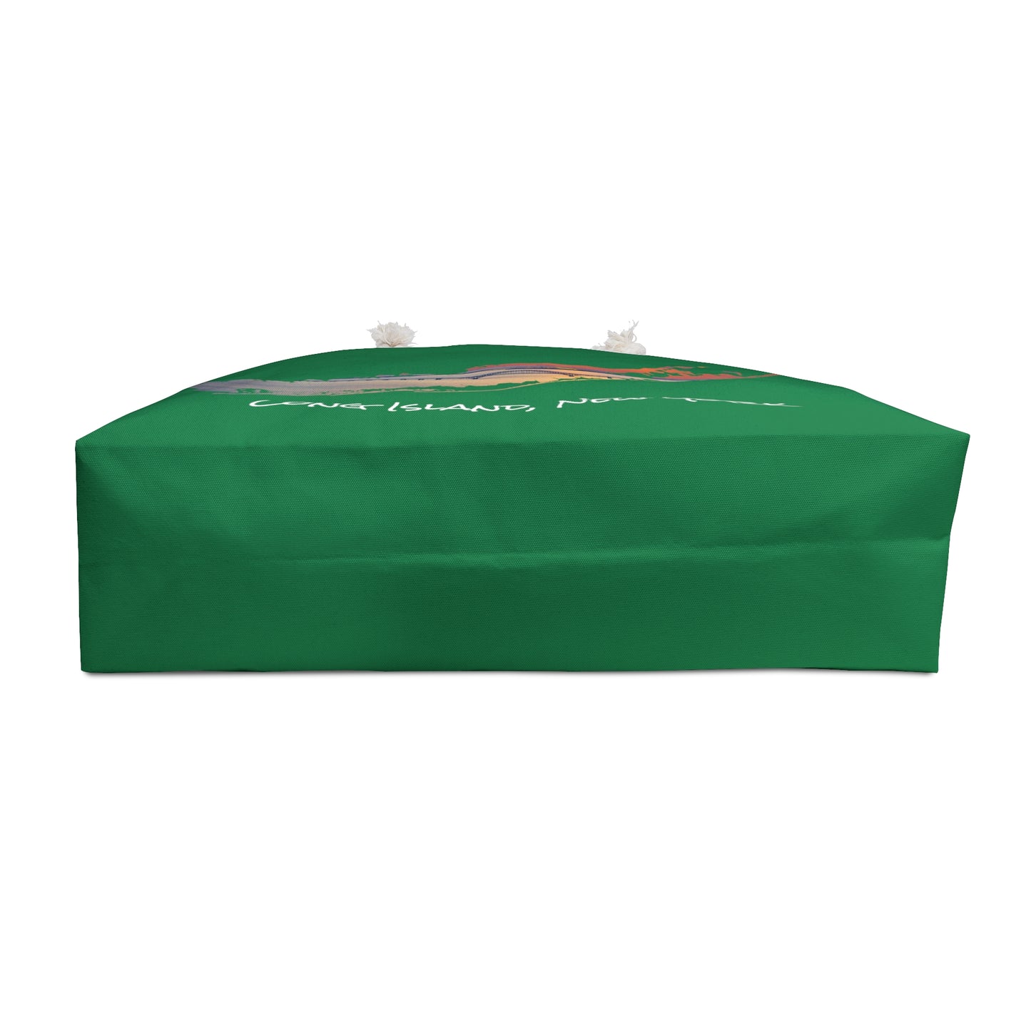 Weekender Rope Bag Green - Great South Bay Bridge