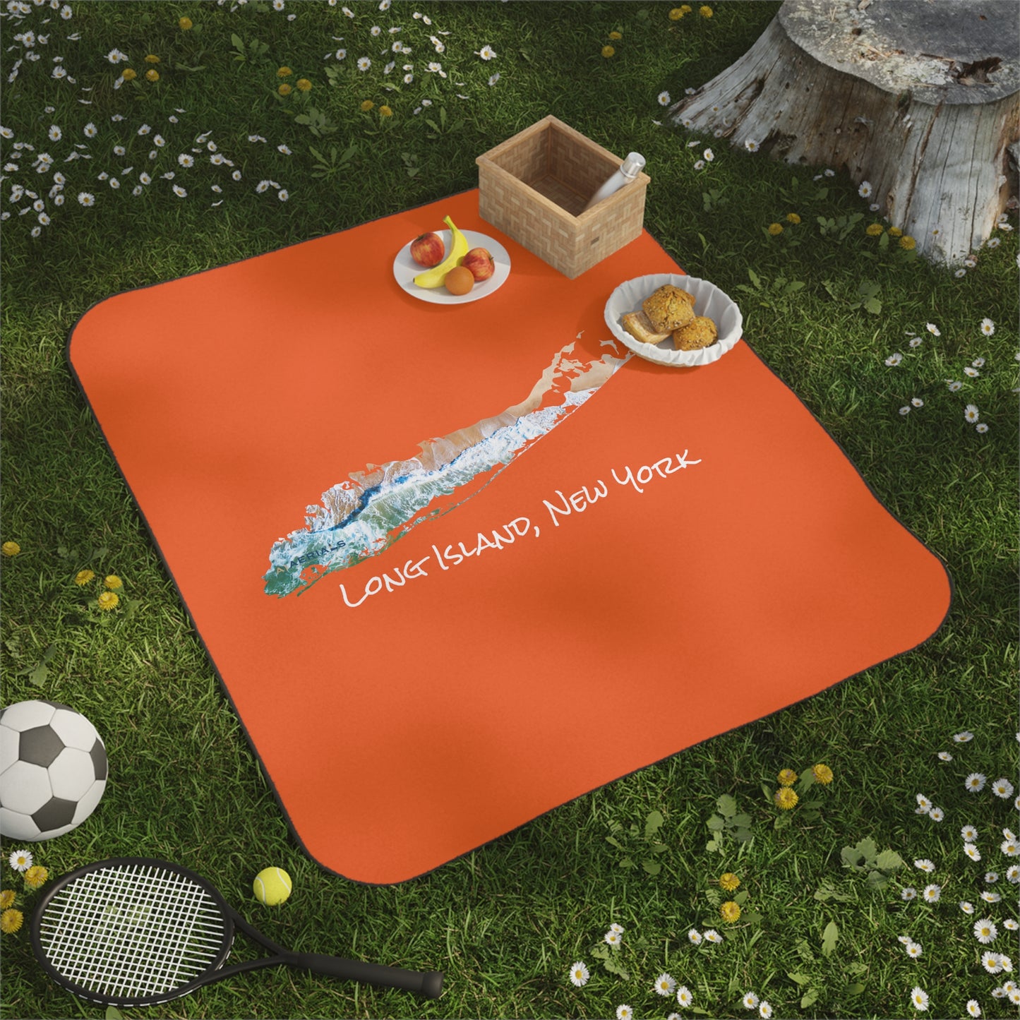 Picnic Blanket Orange - Sand & Sea